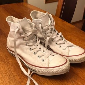 White high top converse